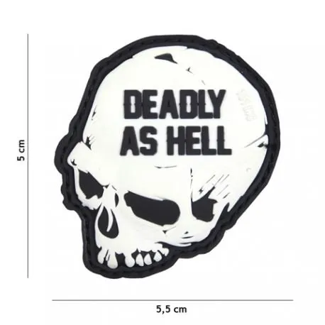 Patch 3D PVC Deadly As Hell