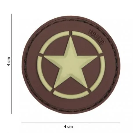 Patch 3D PVC Étoile