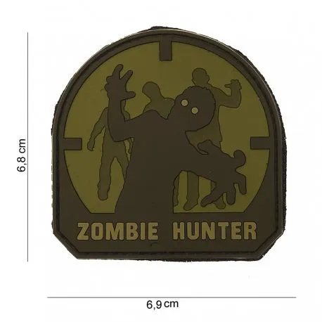 Patch 3D PVC Zombie Hunter