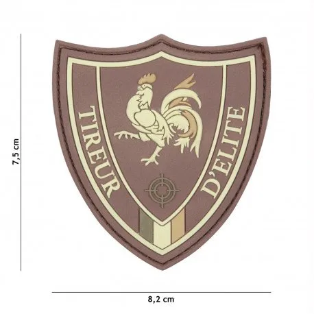 Patch 3D PVC Tireur D'elite