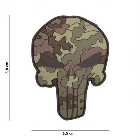 Patch 3D PVC Punisher Skull Italien