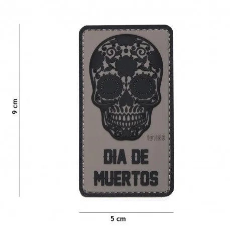 Patch 3D PVC Dia de Muertos