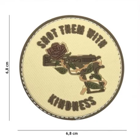 Patch 3D PVC Shot Them with Kindness