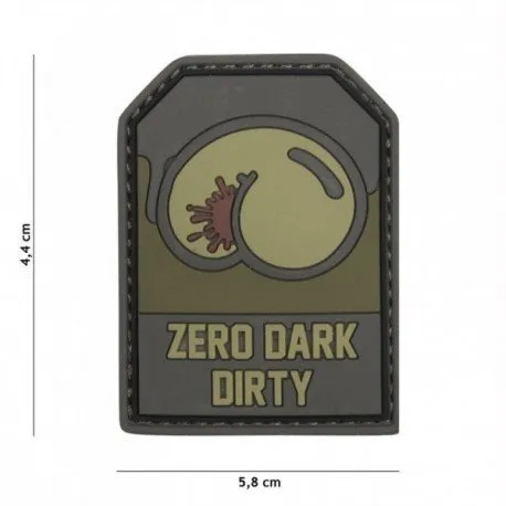 Patch 3D PVC Zero Dark Dirty