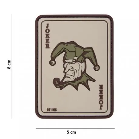 Patch 3D PVC Carte