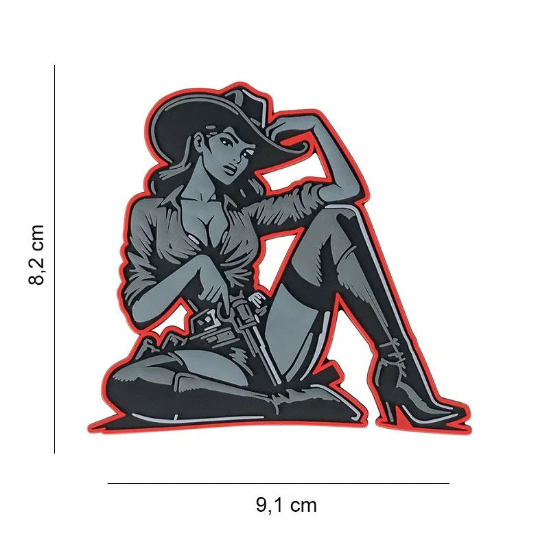 Patch 3D PVC Cowgirl