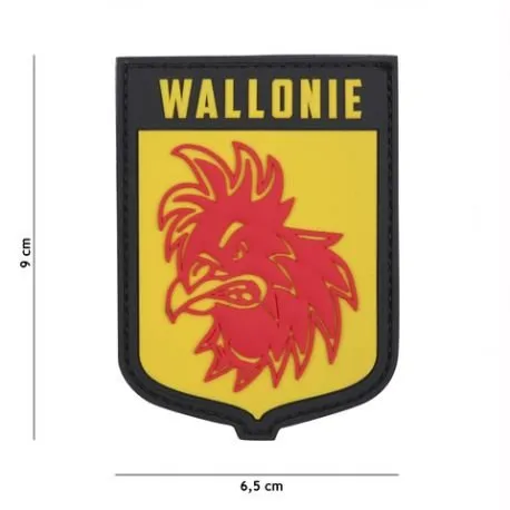 Patch 3D PVC Ecusson Wallonie