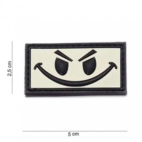 Patch 3D PVC Evil Smiley