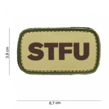 Patch 3D PVC Stfu