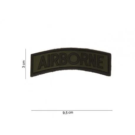 Patch 3D PVC Airborne · Verde / OD