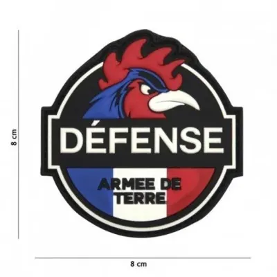 Patch 3D PVC Defense Armee de Terre - 101 Inc