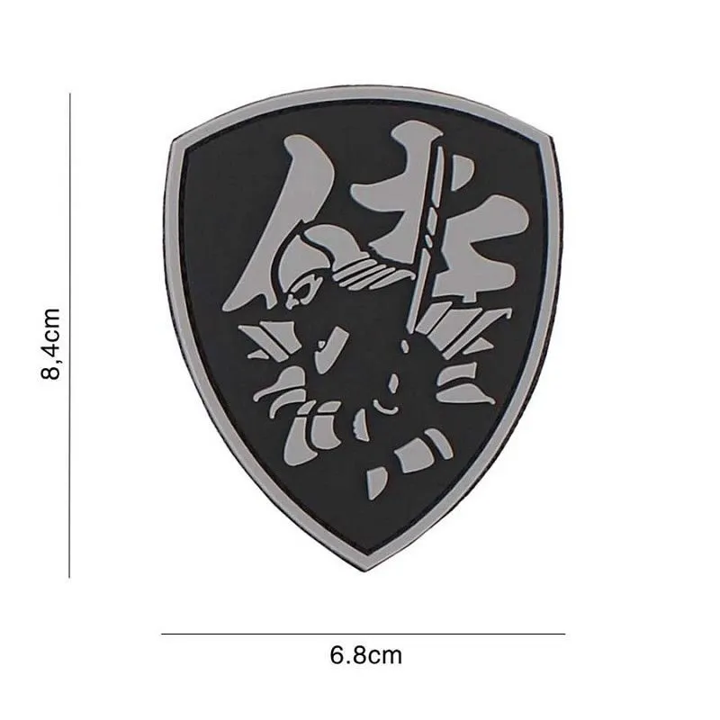 Patch 3D PVC Samurai Shield