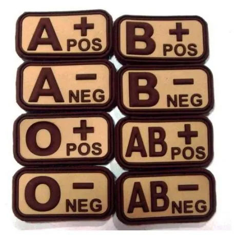 Patch 3D PVC Sanguin B · Tan / FDE