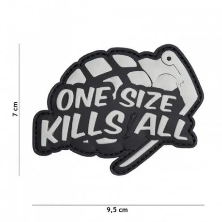 Patch 3D PVC One Size Kills All