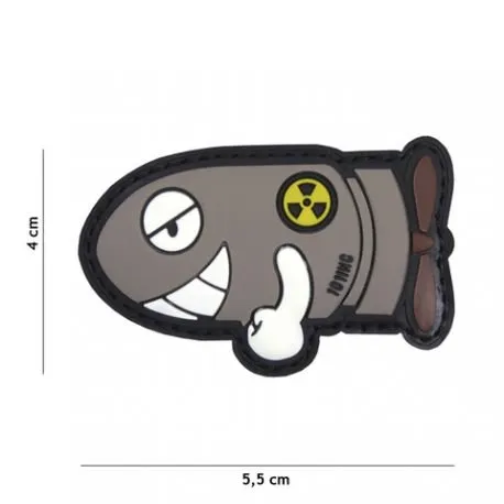 Patch 3D PVC Funny Torpedo