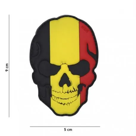 Patch 3D PVC Skull Belgique