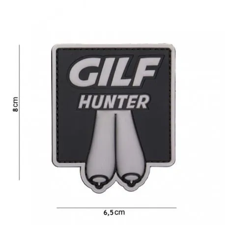 Patch 3D PVC Gilf Hunter · Gris