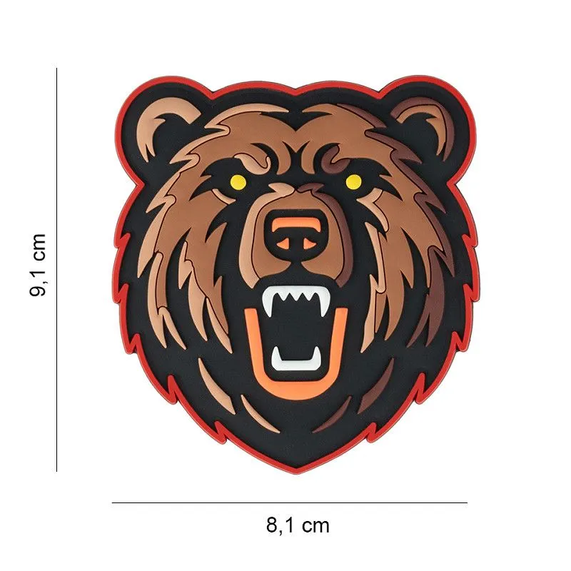 Patch 3D PVC Ours Grizzly