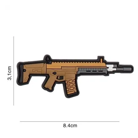 Patch 3D PVC Scar-L · Tan / FDE