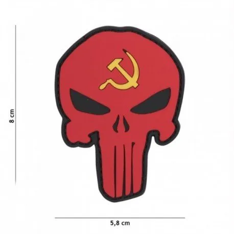Patch 3D PVC Punisher Skull URSS