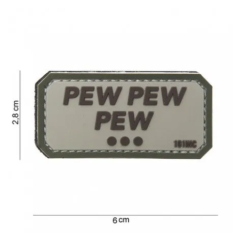 101 Inc Patch 3D PVC Pew Pew Pew