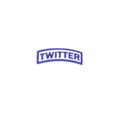 101 Inc Patch PVC 3D Twitter