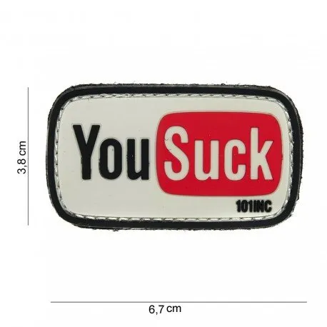 Patch 3D PVC YouSuck