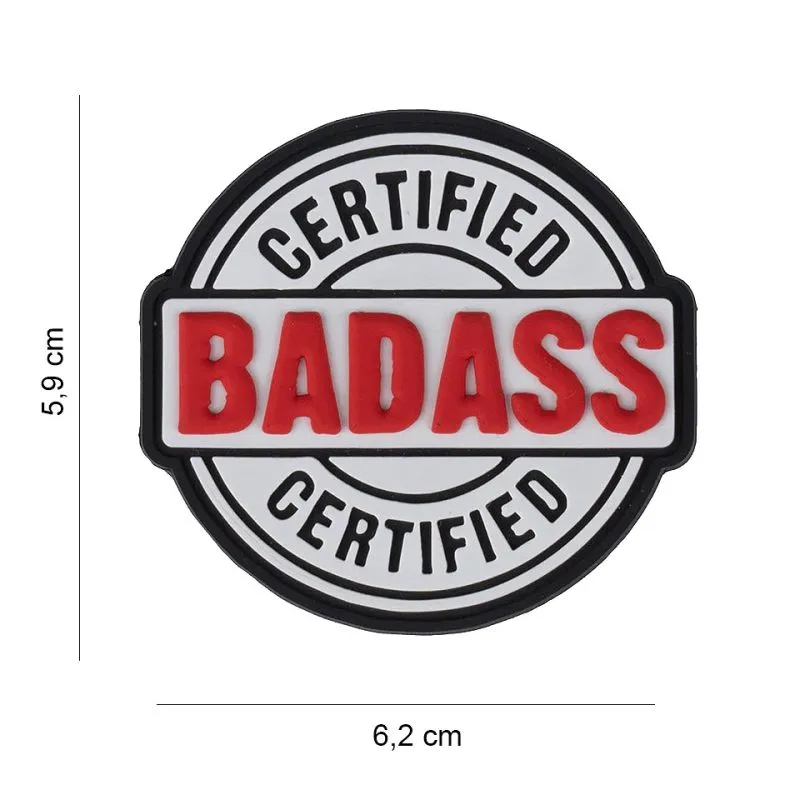 Patch 3D PVC Certified Badass