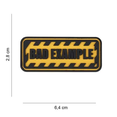 Patch 3D PVC Bad Exemple