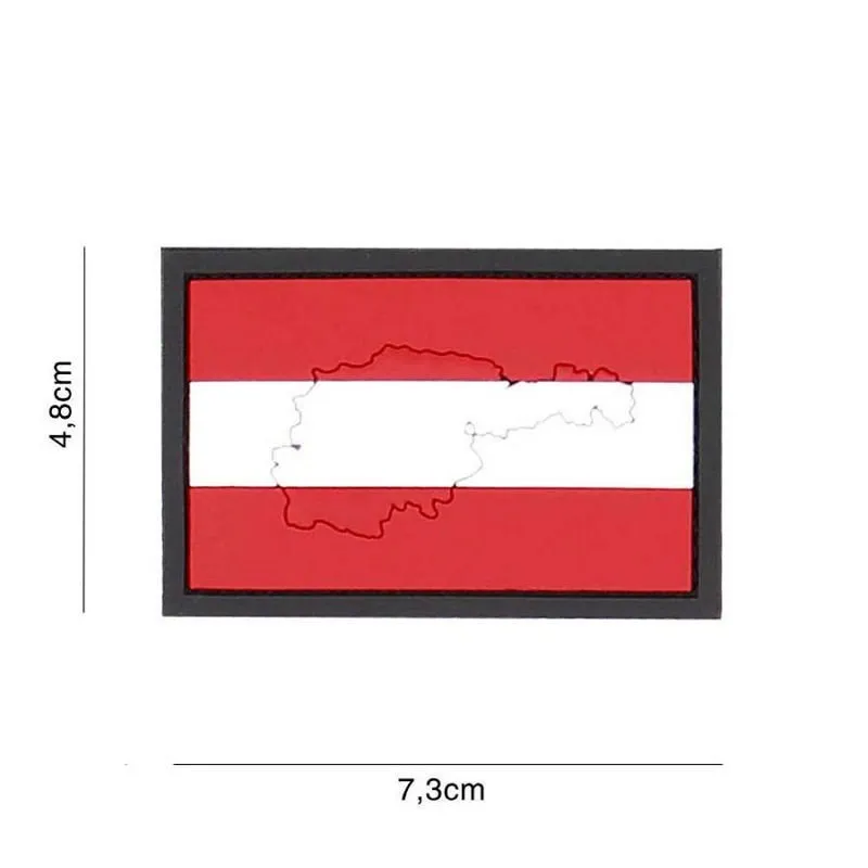 Patch 3D PVC Autriche W/ Contour