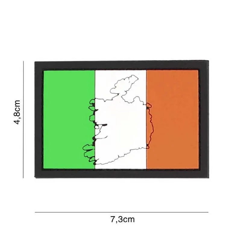 Patch 3D PVC Irlande W/ Contour