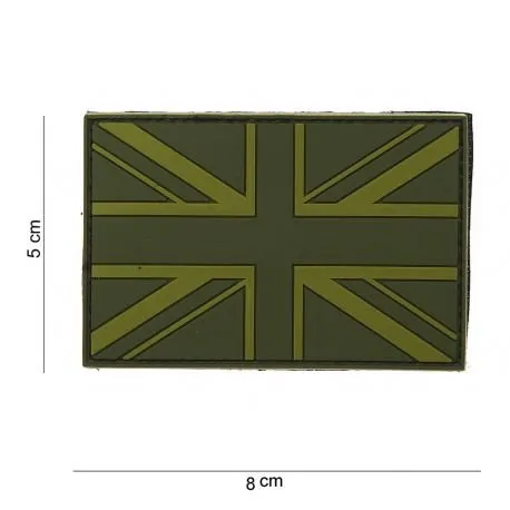 Patch 3D PVC Royaume-Uni · Verde / OD