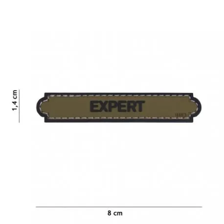 Patch 3D PVC Expert Label · Verde / OD