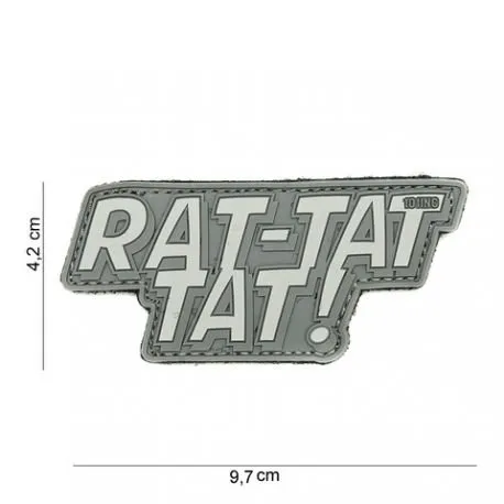 Patch 3D PVC Rat-Tat Tat