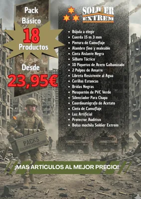 Acceso al Ejército - Acceso CEFOT - Básico (18 Productos) - Soldier Extrem