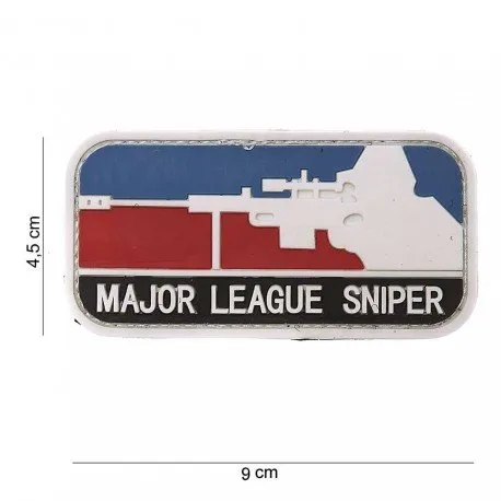 Patch 3D PVC Major League Sniper