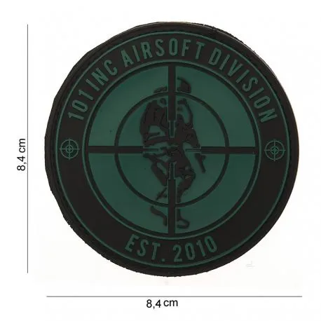 Patch 3D PVC & · Noir od