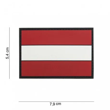 101 Inc Patch 3D PVC Drapeau Autriche