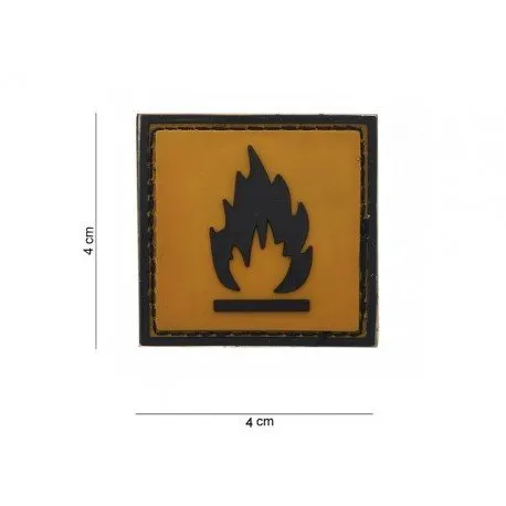 Patch 3D PVC Inflammable
