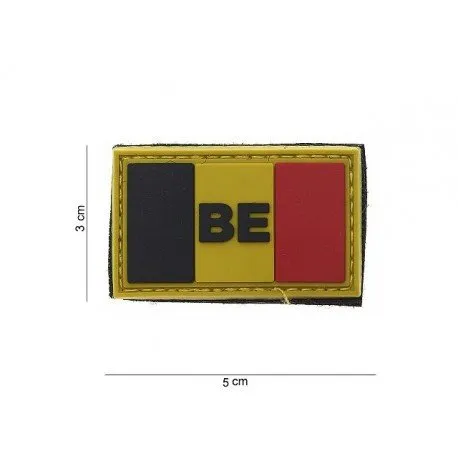 Patch 3D PVC Small Belgique 3D