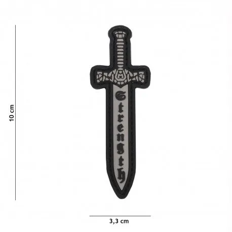 Patch 3D PVC Sword Force