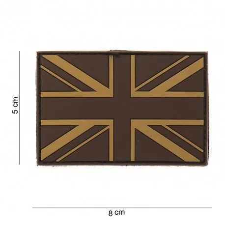 Patch 3D PVC Royaume-Uni · Tan / FDE