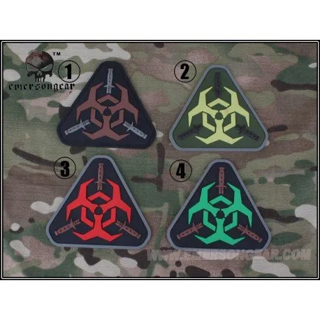 Patch 3D PVC Outbreak · Verde / OD