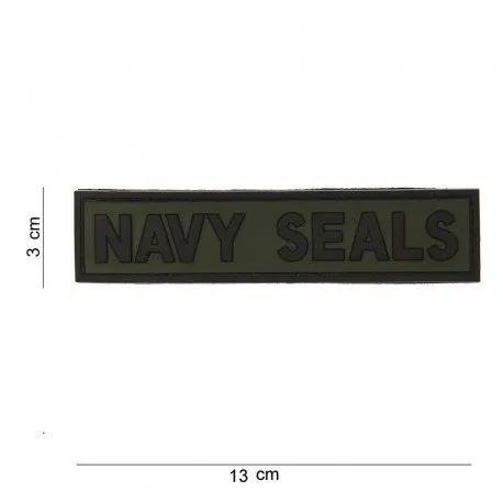 Patch 3D PVC Navy SEALs · Verde / OD