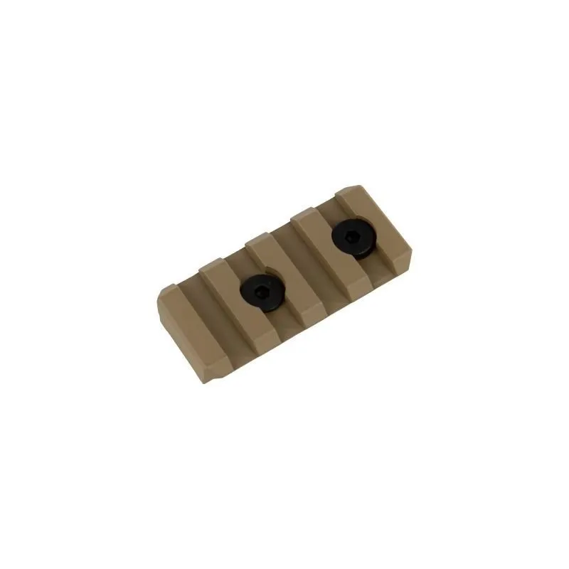Rail KeyMod Metal 4 Slots · Tan / FDE