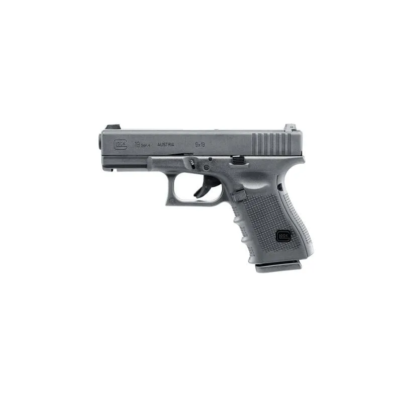 Glock G19 Gen4 Gaz (/ VFC) · Negro