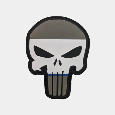 Parche de "the Punisher" Delgada Línea - SERPOLICIA