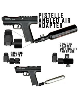 Adaptateur HPA Pistelle x68 Angled Avec Adapt on Off 88g - MCS