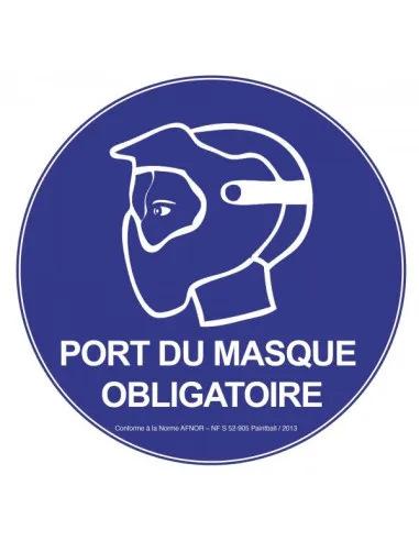 Panneau AFNOR NF Port Du Masque