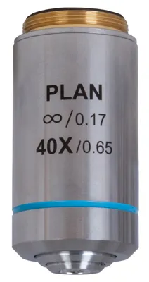Objetivo Plano Acromático MED 40x Corregido al Infinito - Levenhuk